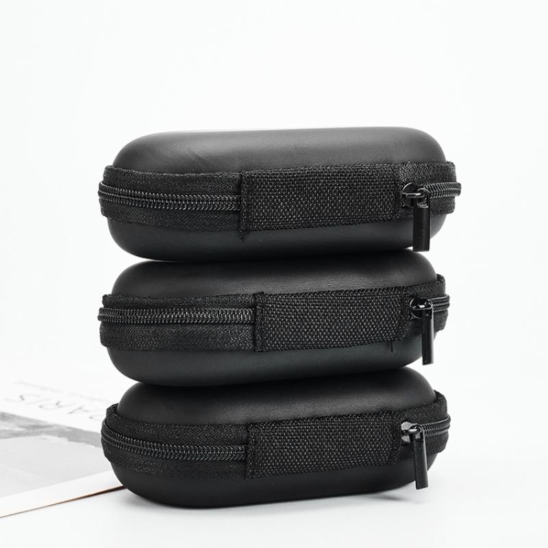 【F】Portable Hard Shell Earphon - Headphone Case Hard ulasan dan harga