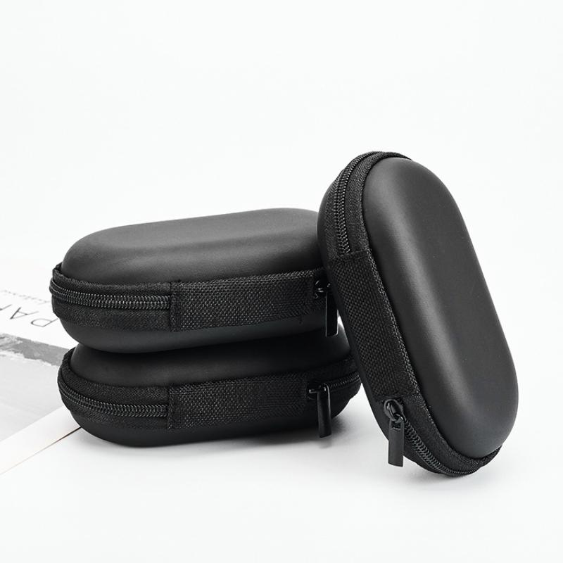【F】Portable Hard Shell Earphon - Headphone Case Hard ulasan dan harga