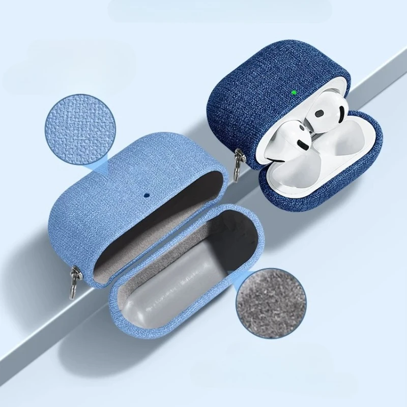 Solid Color Coarse Cloth Patte - Headphone Case Hard ulasan dan harga