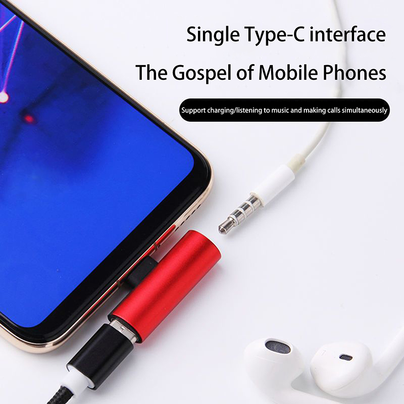 USB Type-C To 3.5 Mm Headphone - Earphone Splitter Jack ulasan dan harga