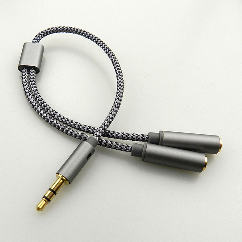 3.5mm Audio Splitter Y Jack 1  - Earphone Splitter Jack ulasan dan harga
